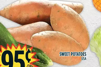 Marché Adonis Sweet potatoes offer