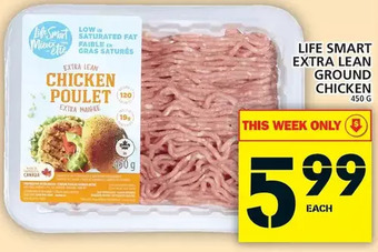 Food Basics Life smart extra lean ground chicken offer
