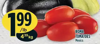 Marché Adonis Roma tomatoes offer