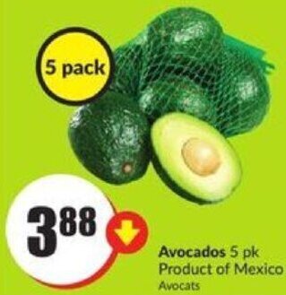FreshCo Avocados 5 pk offer