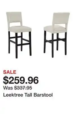 Ashley Furniture Leektree tall barstool offer