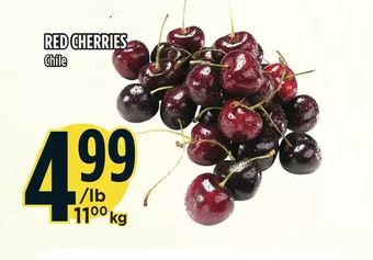 Marché Adonis Red cherries offer