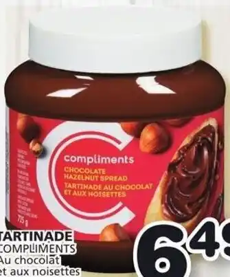 IGA Compliments Spread 725g offer