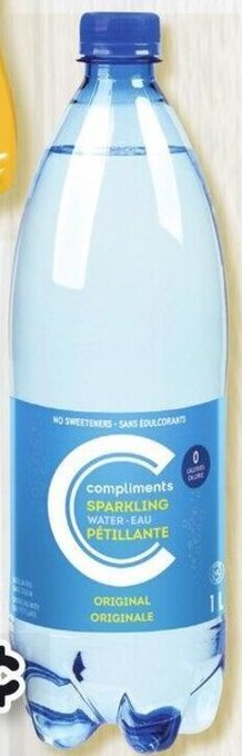 IGA Compliments Sparkling Water 1L offer