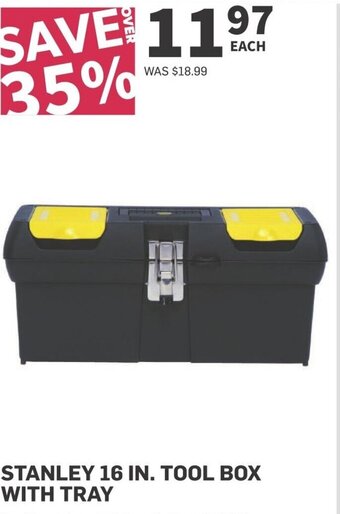 Co-op Stanley 16 In. Tool Box With Tray offer