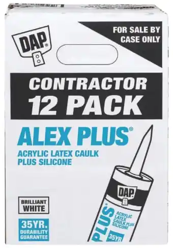 Co-op Dap Alex Plus Acrylic Latex Caulk, 12-Pack offer