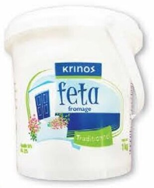 Arz Fine Foods Krinos Traditional Feta 1Kg offer