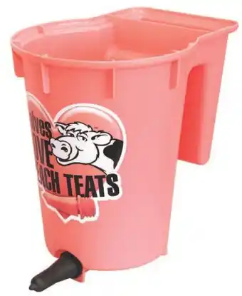 Co-op Peach Teats Single Calf Bucket, 8-L offer