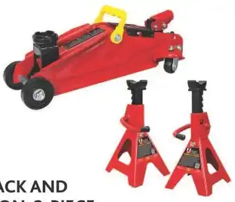 Co-op Big Red Floor Jack and Jack Stands 2-Ton, 3-Piece offer