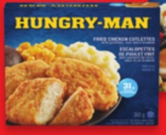 Walmart Hungry-man frozen entrees offer