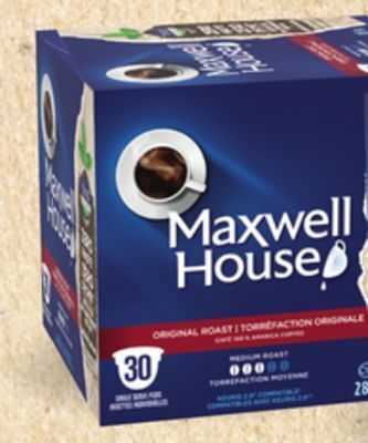 Walmart Maxwell house single-serve coffee pods offer