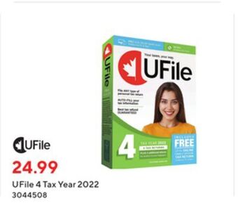 Staples Ufile 4 tax year 2022 offer