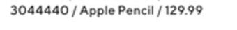 Staples Apple pencil offer