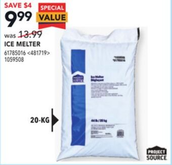 Lowe's Project source ice melter offer