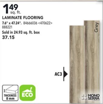 Lowe's Mono serra laminate flooring 7.6" x 47.24" offer