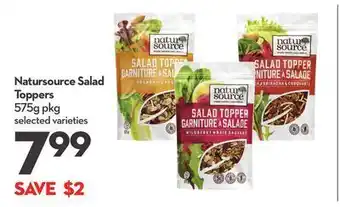 Longo's Natursource salad toppers offer