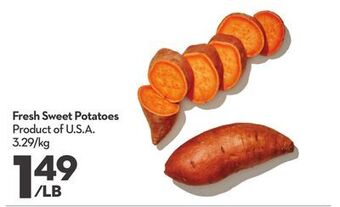Longo's Fresh sweet potatoes offer