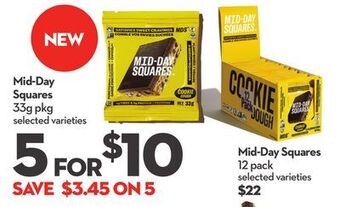 Longo's Mid-day squares offer