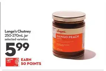 Longo's Longo's chutney offer