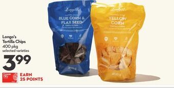 Longo's Longo's tortilla chips offer