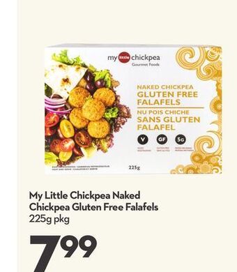 Longo's My little chickpea naked chickpea gluten free falafels offer