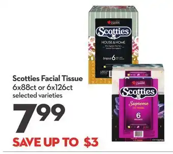 Longo's Scotties facial tissue offer