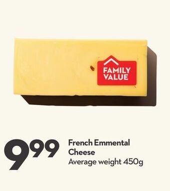 Longo's French emmental cheese offer