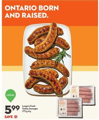 Longo's Longo's fresh turkey sausages offer