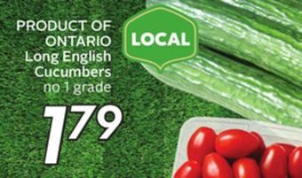 Sobeys Long english cucumbers offer
