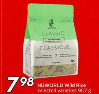 Sobeys Nuworld wild rice offer