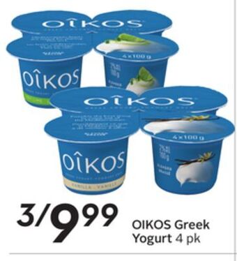 Sobeys Oikos greek yogurt offer