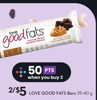 Sobeys Love good fats bars offer