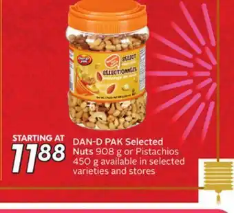 Sobeys Dan-d pak selected nuts offer