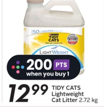 Sobeys Purina tidy cats lightweight cat litter offer
