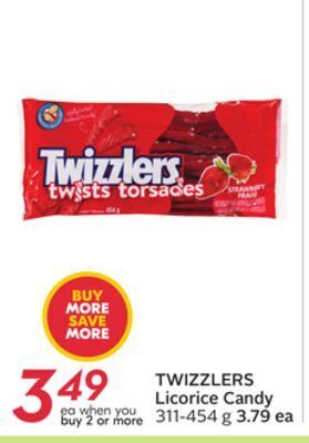 Sobeys Twizzlers licorice candy offer