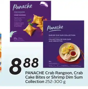 Sobeys Panache crab rangoon, crab cake bites or shrimp dim sum collection offer