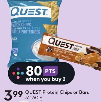 Sobeys Quest protein chips or bars offer