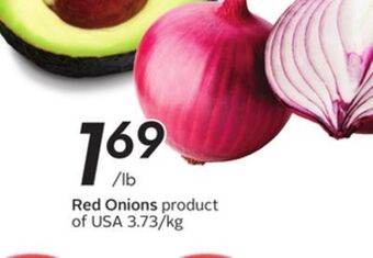 Sobeys Red onions offer