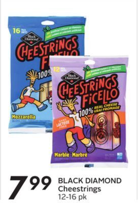 Sobeys Black diamond cheestrings offer