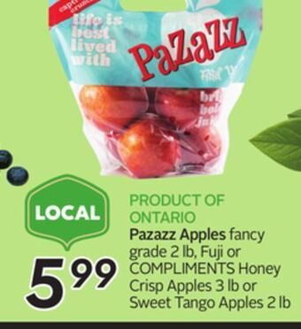 Sobeys Pazazz apples offer