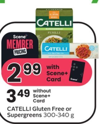 Sobeys Catelli gluten free or supergreens offer
