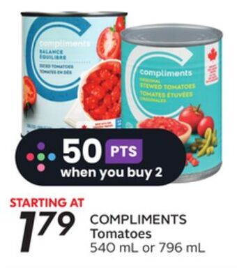 Sobeys Compliments tomatoes offer