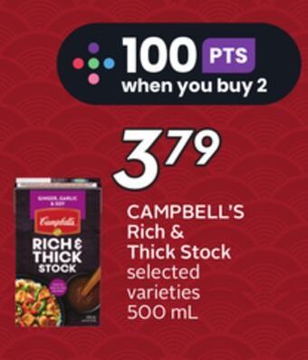 Sobeys Campbell's rich & thick stock offer