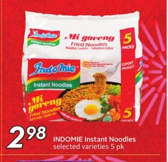 Sobeys Indomie instant noodles offer