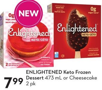 Sobeys Enlightened keto frozen dessert offer
