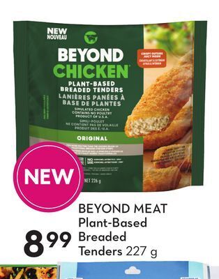Sobeys Beyond meat plant-based breaded tenders offer