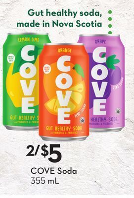 Sobeys Cove soda offer