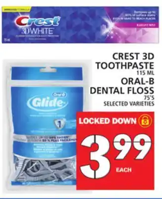 Food Basics Crest 3d toothpaste offer