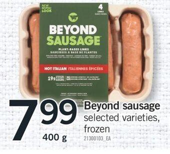 Fortinos Beyond sausage, 400 g offer