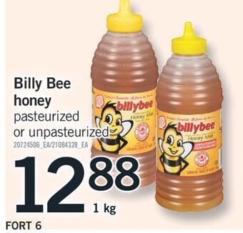 Fortinos Billy bee honey,1 kg offer